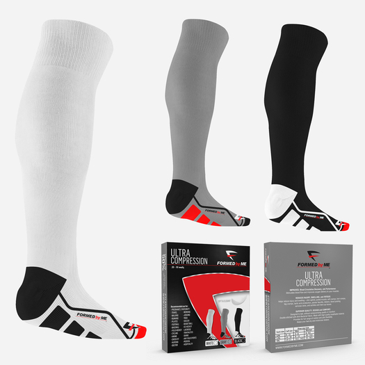 Compression Socks (20-30 mmHg) - Black 2 Pack